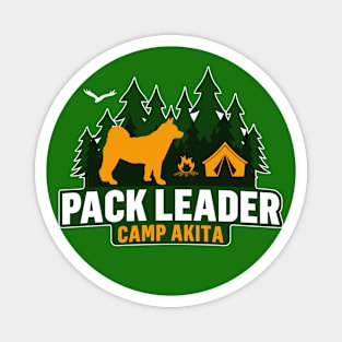 Camp Akita Pack Leader Magnet